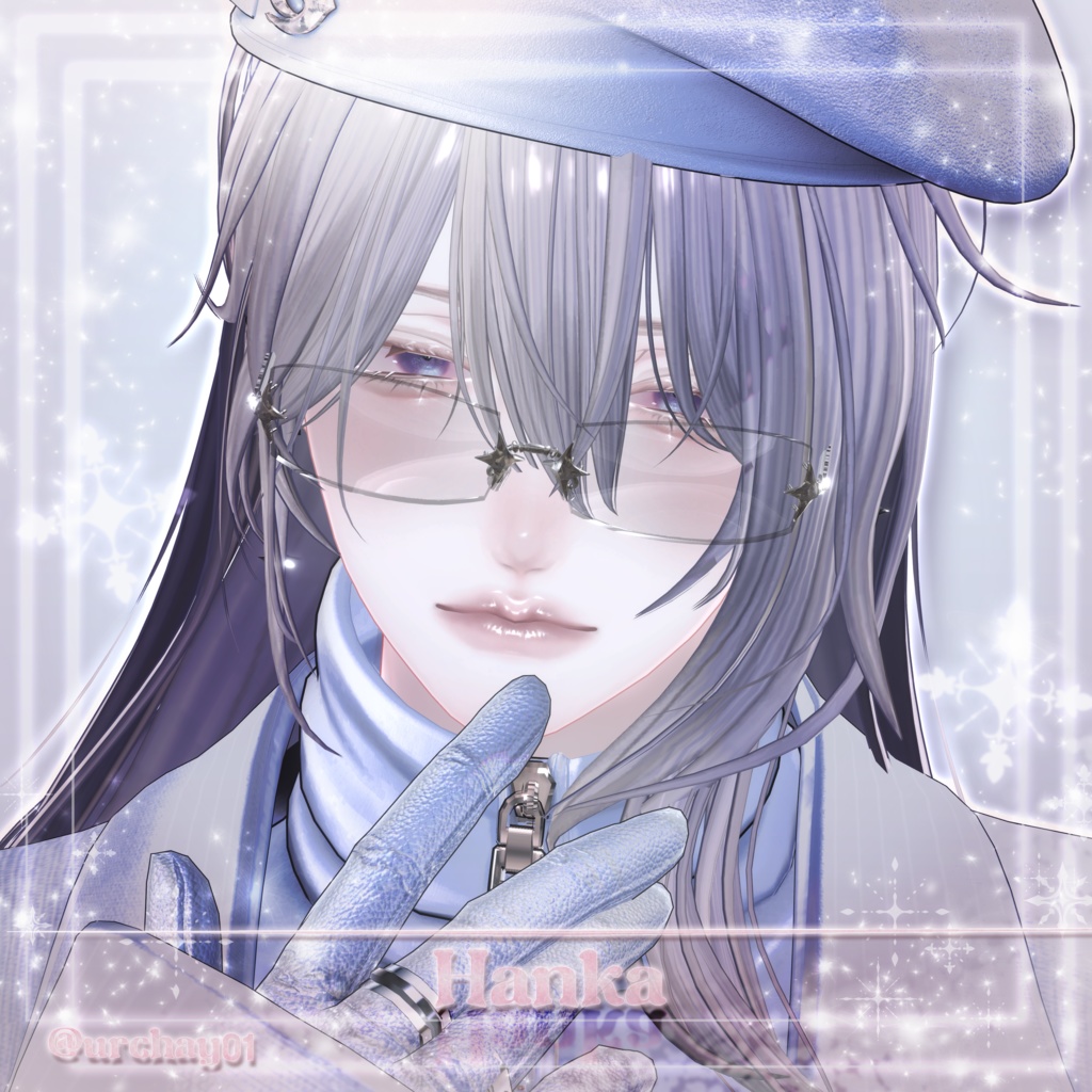 【 3 Men Avatars 】 Snow Cotton makeup texture