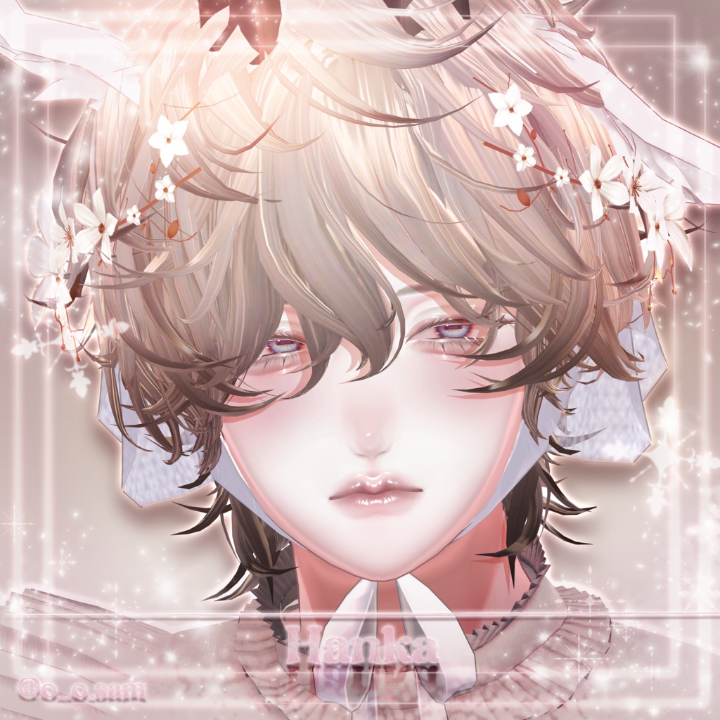 【 3 Men Avatars 】 Snow Cotton makeup texture