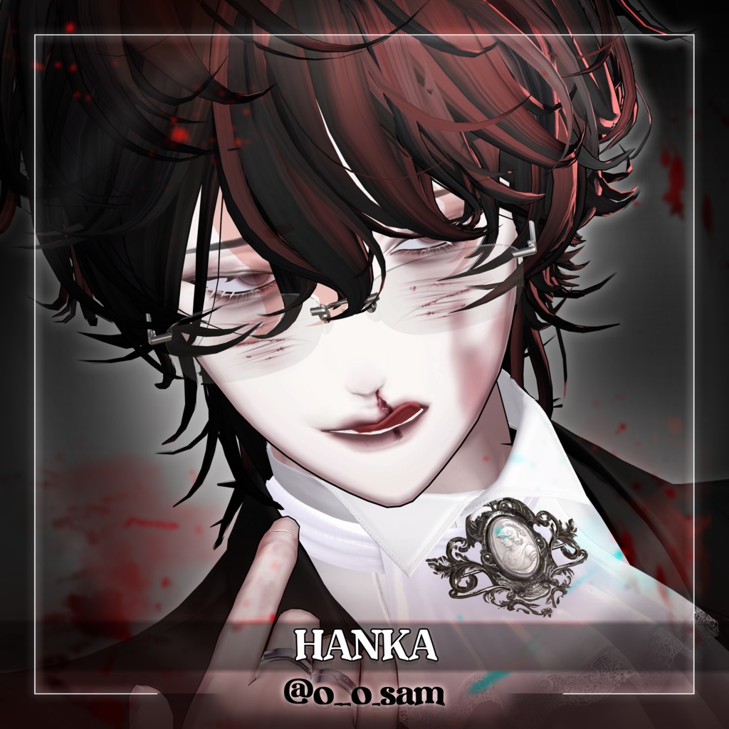 ✨SALE✨【 3 Men Avatars 】🖤Bleed Me Soft🖤 makeup texture (2 TYPES)