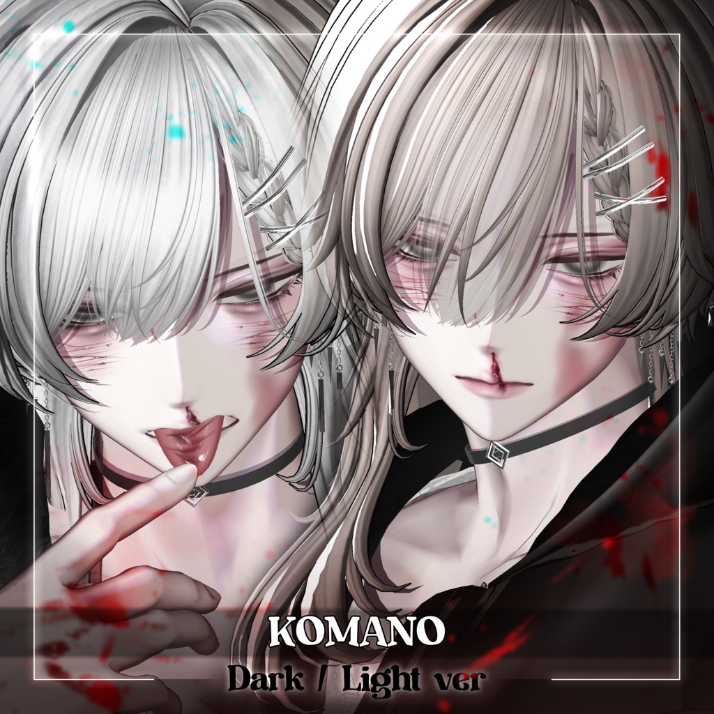 ✨SALE✨【 3 Men Avatars 】🖤Bleed Me Soft🖤 makeup texture (2 TYPES)