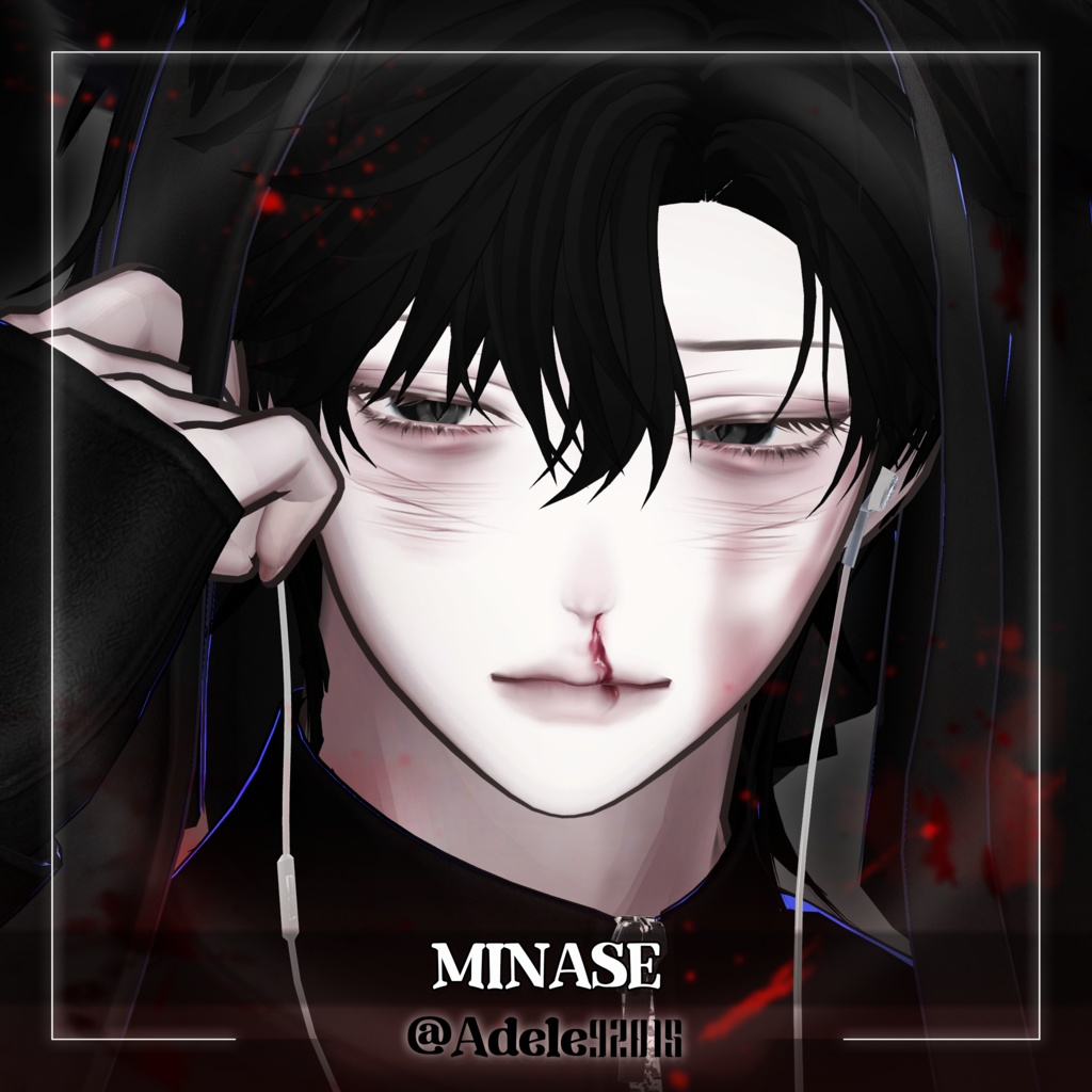 ✨SALE✨【 3 Men Avatars 】🖤Bleed Me Soft🖤 makeup texture (2 TYPES)