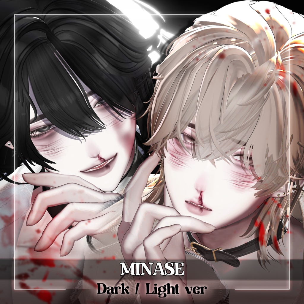 ✨SALE✨【 3 Men Avatars 】🖤Bleed Me Soft🖤 makeup texture (2 TYPES)