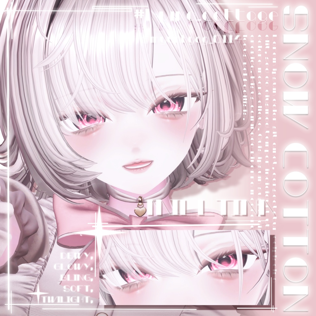 ✨SALE✨【 5 Girl Avatars 】 Snow Cotton makeup texture