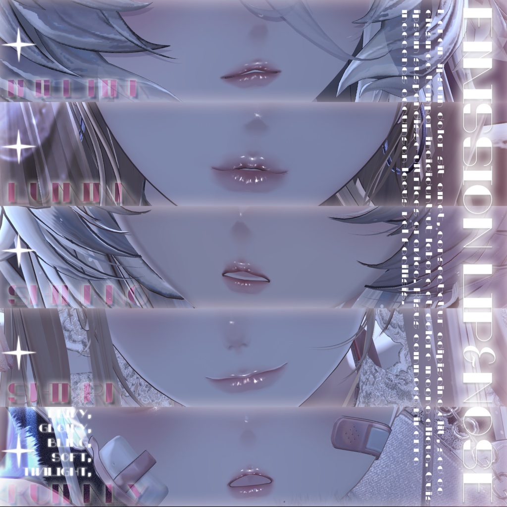 ✨SALE✨【 5 Girl Avatars 】 Snow Cotton makeup texture