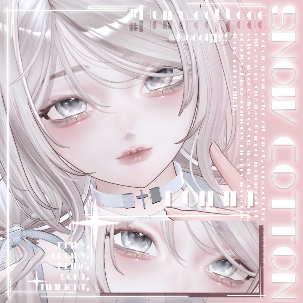✨SALE✨【 5 Girl Avatars 】 Snow Cotton makeup texture
