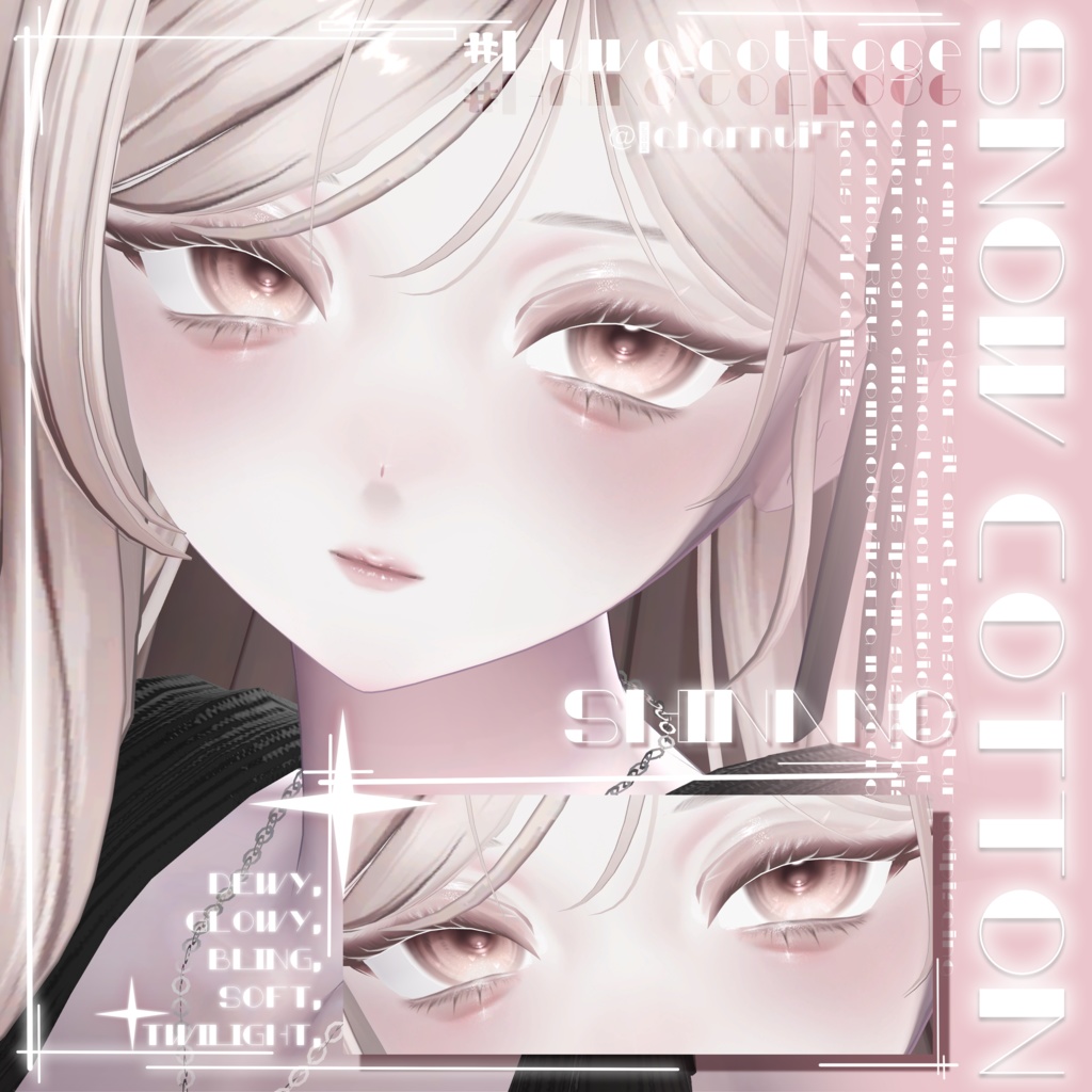 ✨SALE✨【 5 Girl Avatars 】 Snow Cotton makeup texture