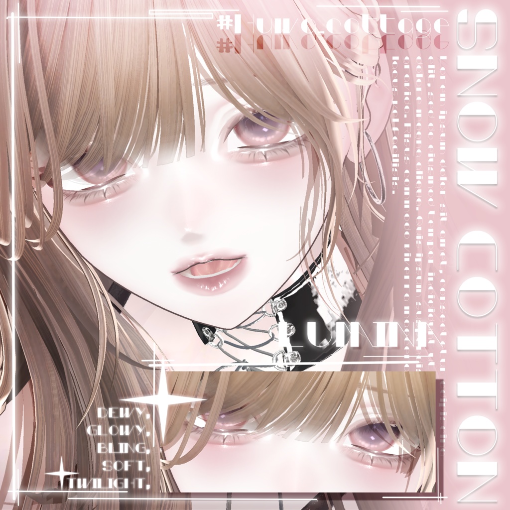 ✨SALE✨【 5 Girl Avatars 】 Snow Cotton makeup texture