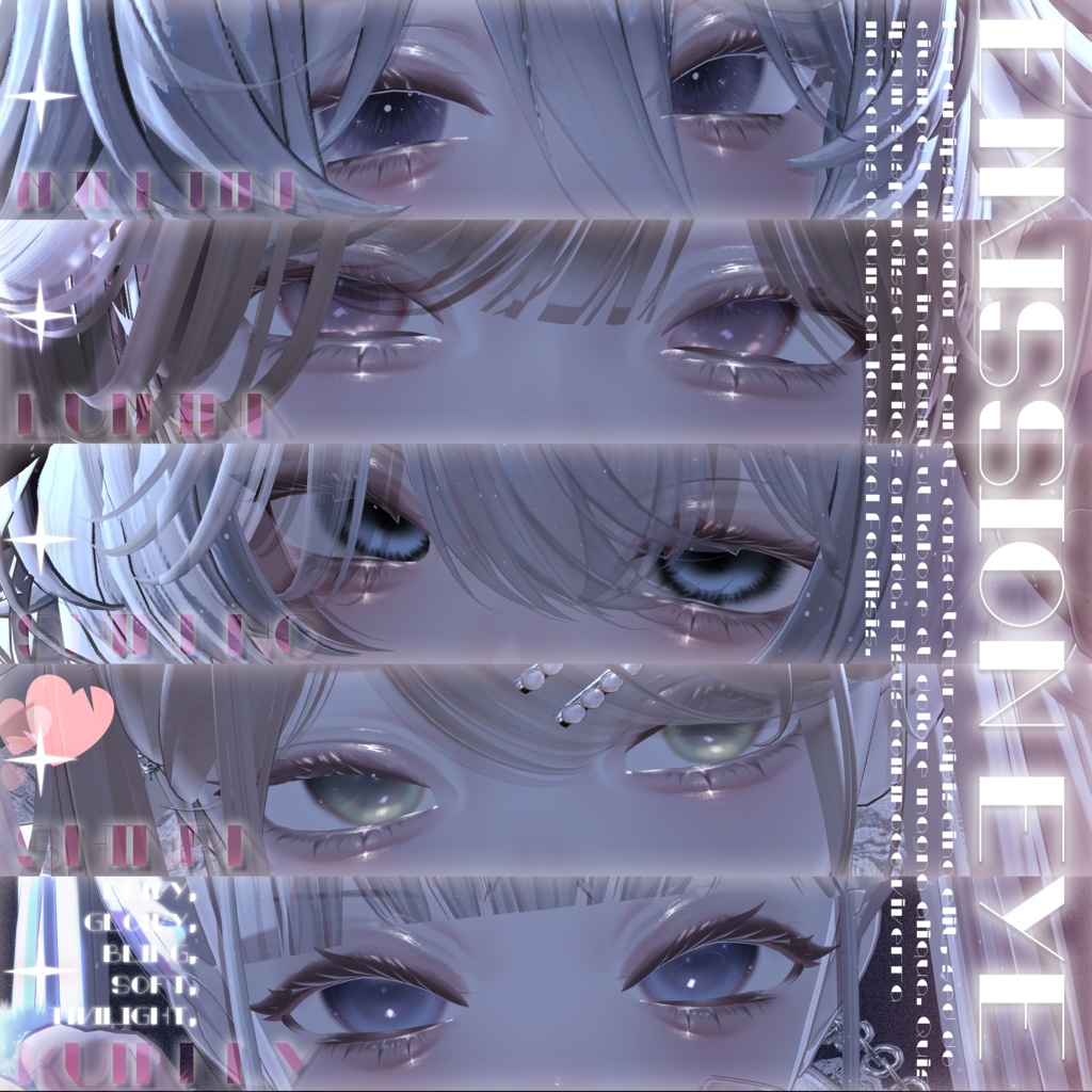 ✨SALE✨【 5 Girl Avatars 】 Snow Cotton makeup texture