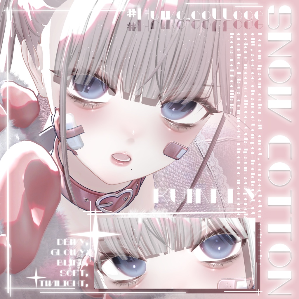 ✨SALE✨【 5 Girl Avatars 】 Snow Cotton makeup texture