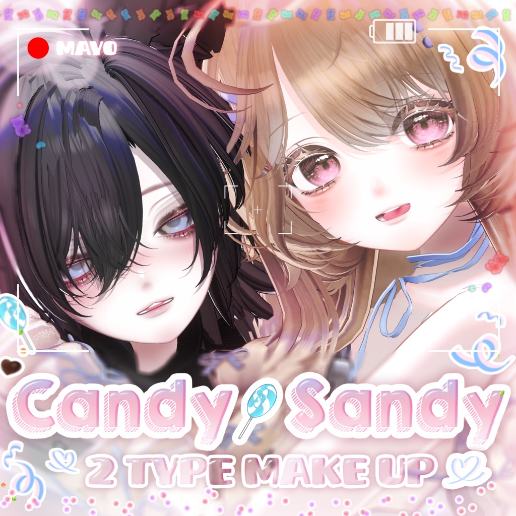 ✨SALE✨【 𝐌𝐀𝐘𝐎 】 🍭𝟐 𝐓𝐘𝐏𝐄𝐒 🍭 𝐂𝐚𝐧𝐝𝐲 & 𝐒𝐚𝐧𝐝𝐲 𝐌𝐚𝐤𝐞 𝐮𝐩 𝐓𝐞𝐱𝐭𝐮𝐫𝐞