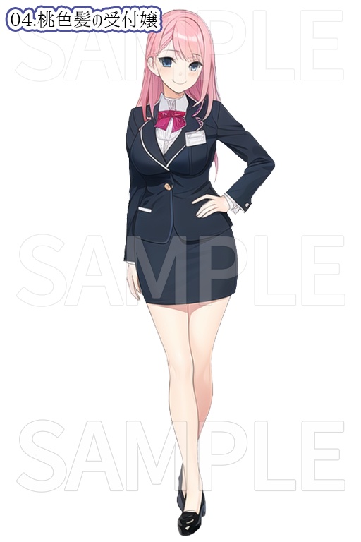 -立ち絵素材- ギルド受付嬢パック 15種類【AI生成】/ばら売りアリ