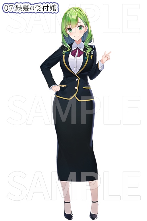 -立ち絵素材- ギルド受付嬢パック 15種類【AI生成】/ばら売りアリ