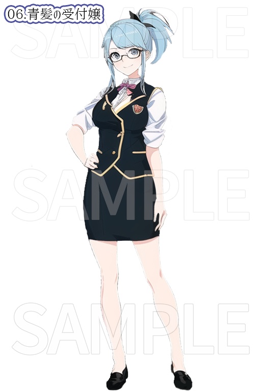 -立ち絵素材- ギルド受付嬢パック 15種類【AI生成】/ばら売りアリ