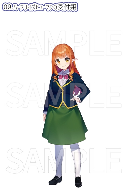 -立ち絵素材- ギルド受付嬢パック 15種類【AI生成】/ばら売りアリ