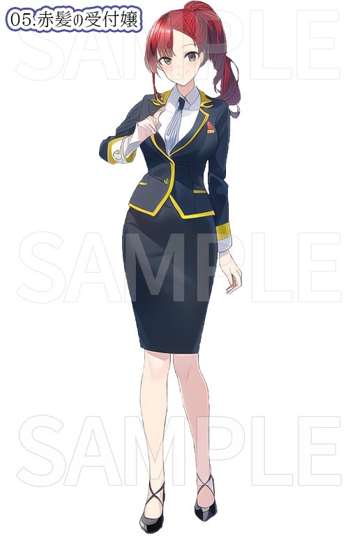 -立ち絵素材- ギルド受付嬢パック 15種類【AI生成】/ばら売りアリ