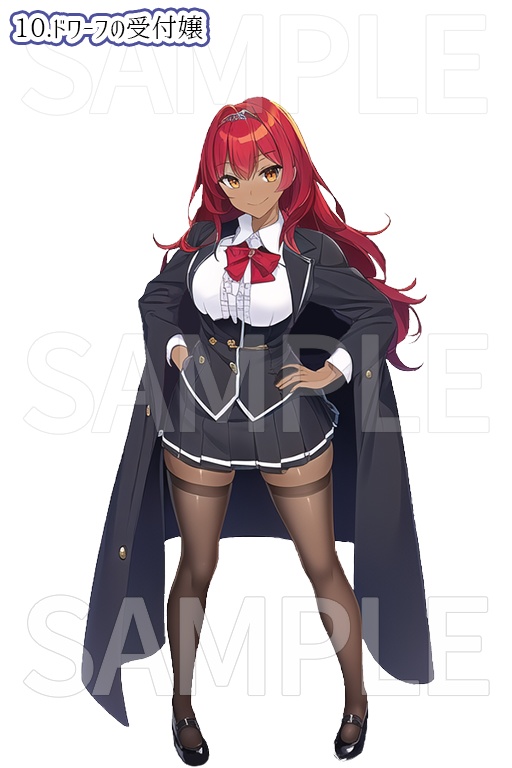 -立ち絵素材- ギルド受付嬢パック 15種類【AI生成】/ばら売りアリ