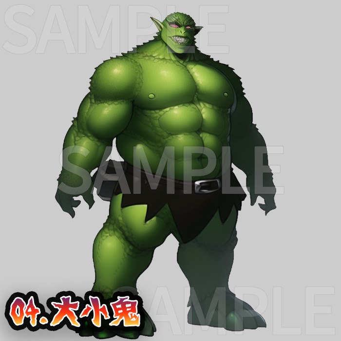 【無料/投げ銭】- 立ち絵素材 - 小鬼<ゴブリン> の群れ!パック Vol.1