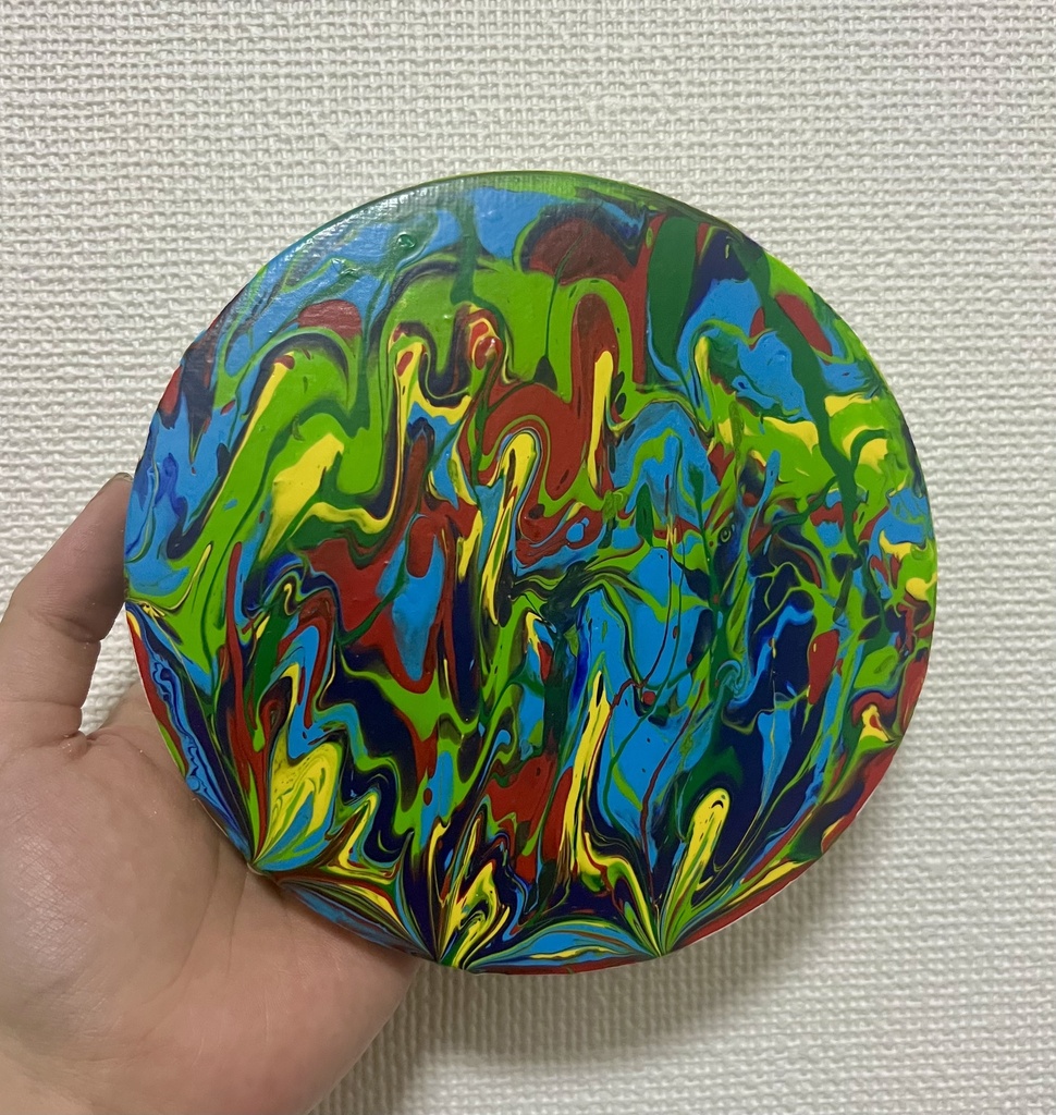 無題 ポーリングアート 原画 15cm