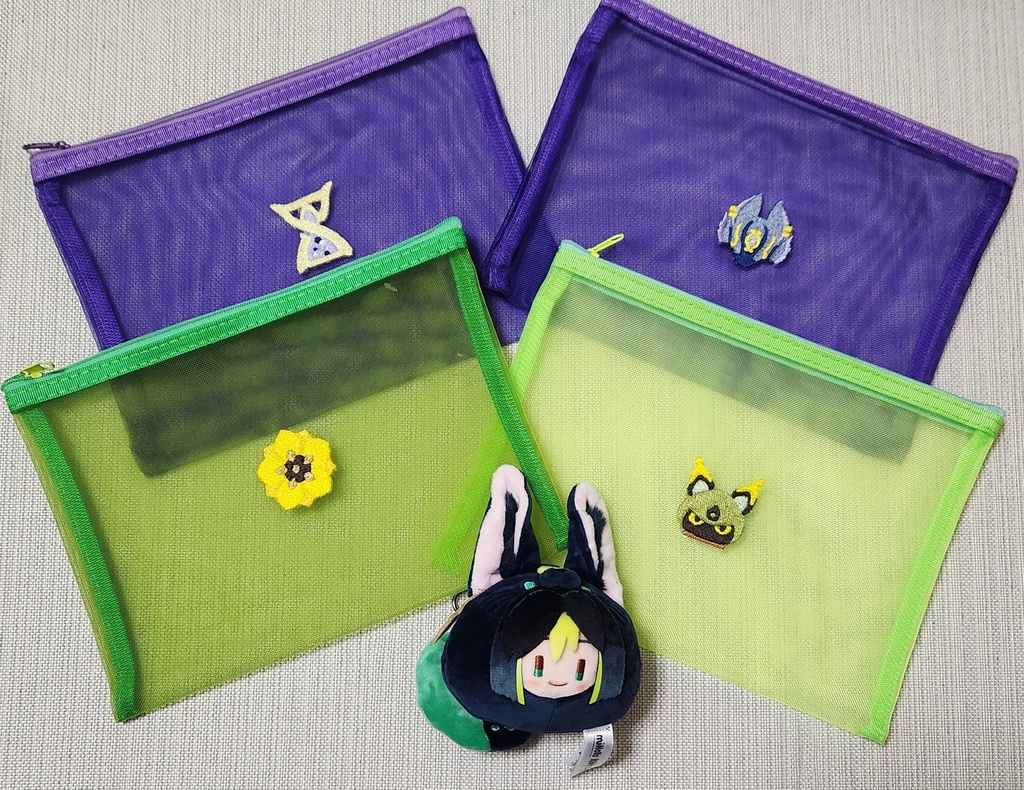 刺繍メッシュポーチ - おいものおうち - BOOTH
