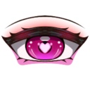 ハート目アイコン9個セット