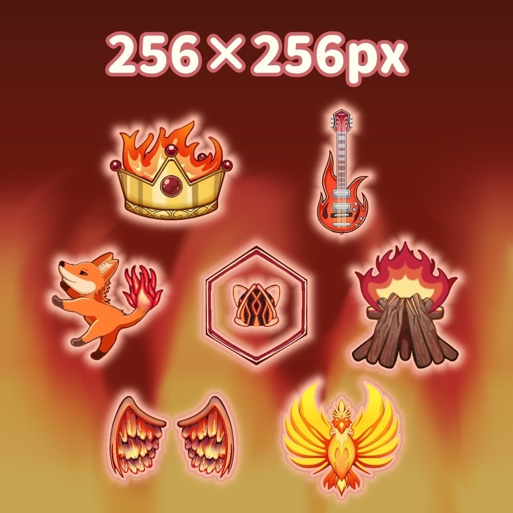 火属性素材「7種セット」