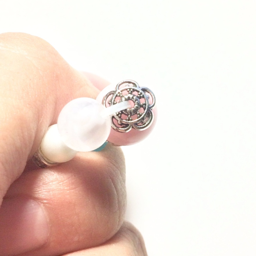 ぼたんモチーフ 全周ブレスレット