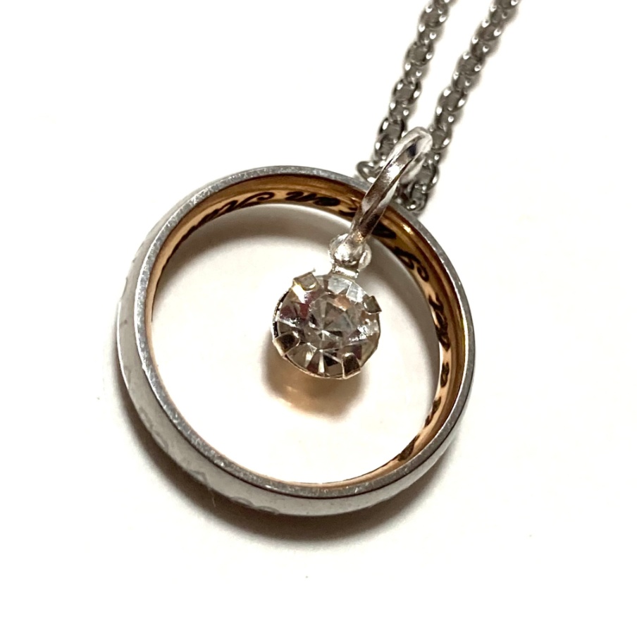 蔵馬に愛を叫ぶ指輪のアレンジペンダント