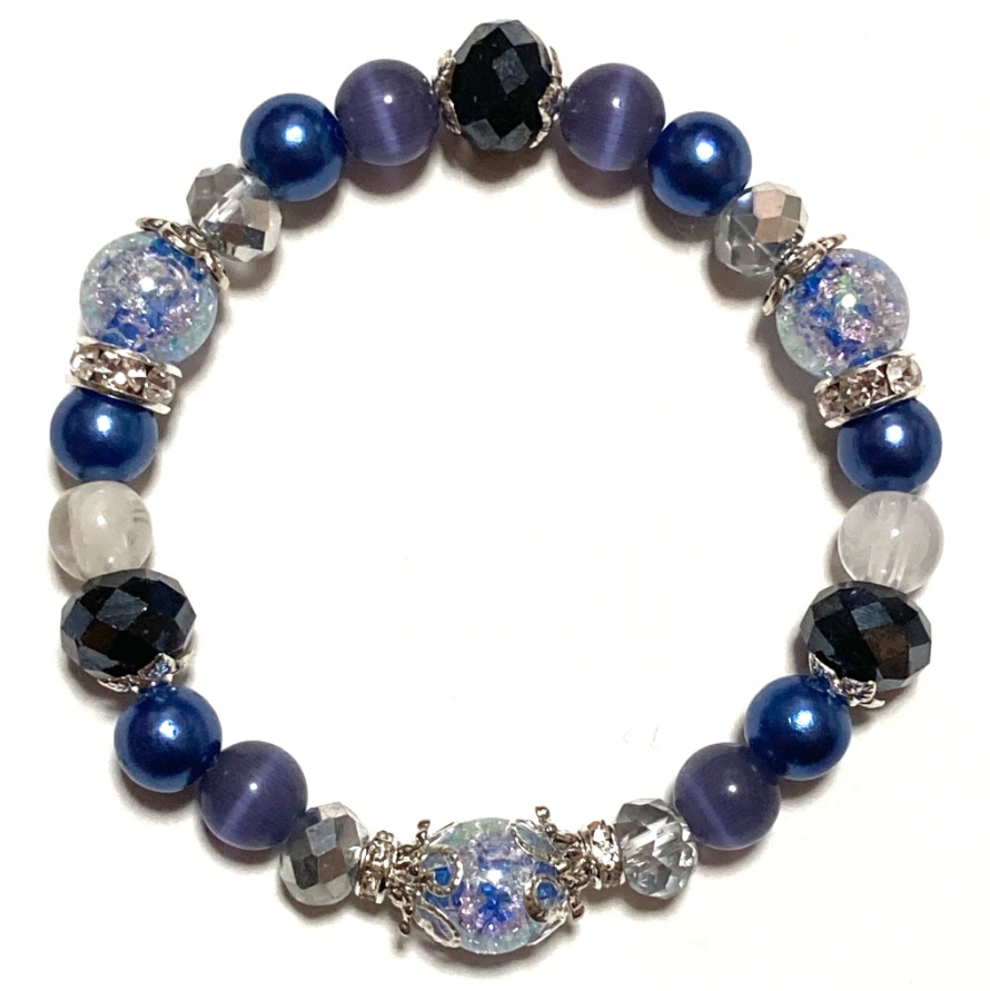 飛影モチーフ(青) 全周ブレスレット