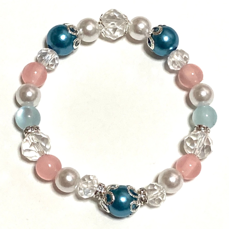 ぼたんモチーフ 全周ブレスレット