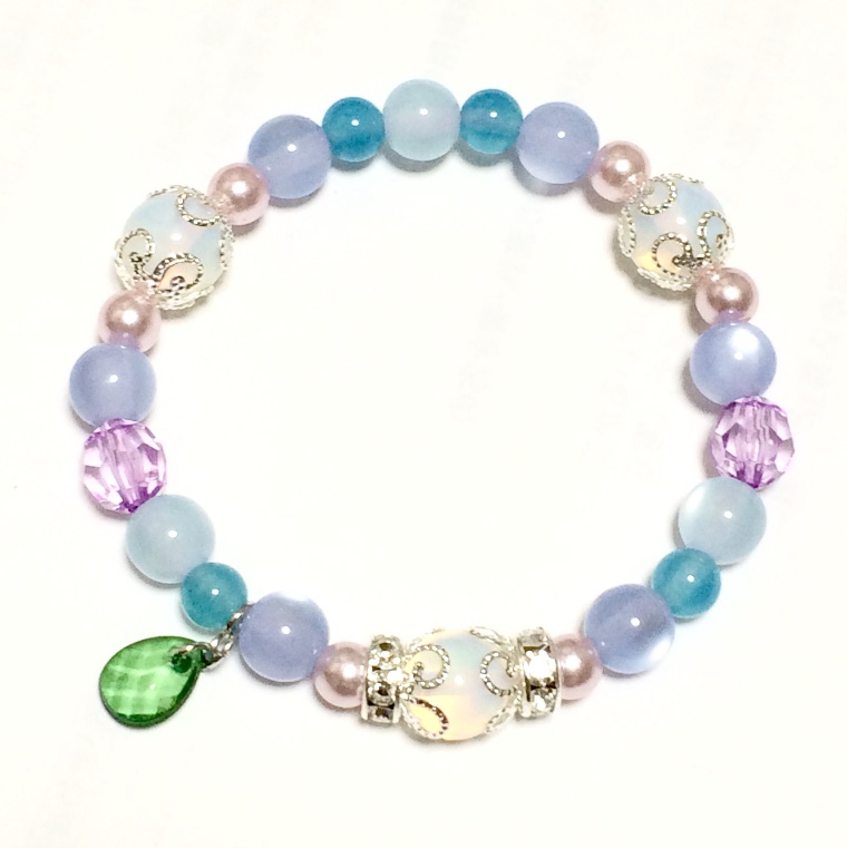 凍矢モチーフ キャラブレスレット(天然石入り)