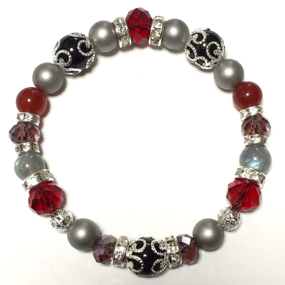 学ラン南野モチーフ 天然石入りブレスレット