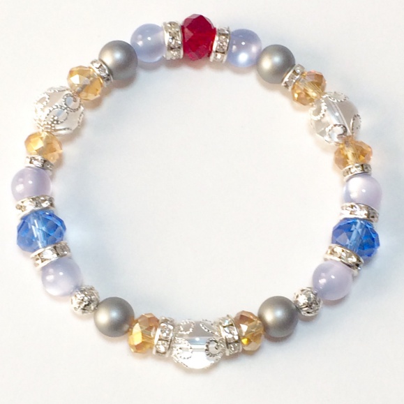 クラピカモチーフ カットビーズブレスレット