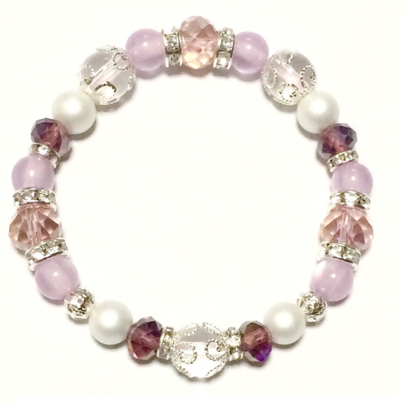 幻海モチーフ カットビーズブレスレット