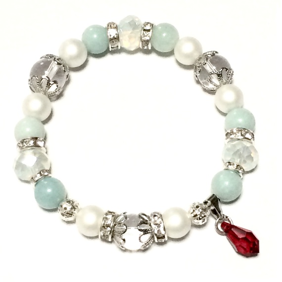 雪菜ちゃんモチーフ 天然石ブレスレット