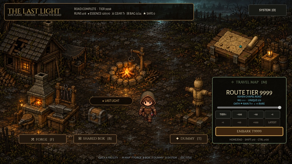 LOOTFORGE: ENDLESS DEPTHS — Windows公開ベータ v0.8.50