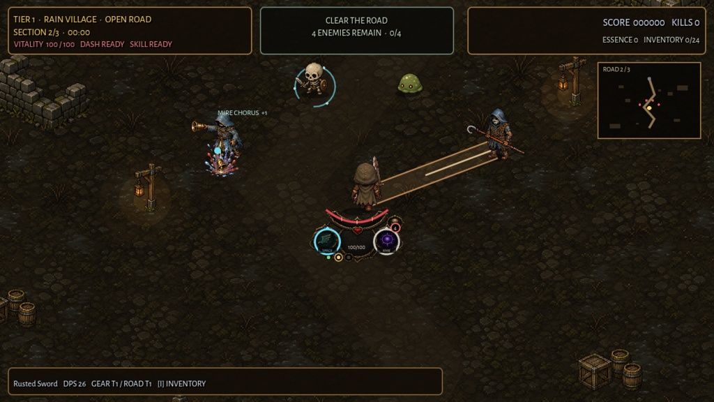 LOOTFORGE: ENDLESS DEPTHS — Windows公開ベータ v0.8.50
