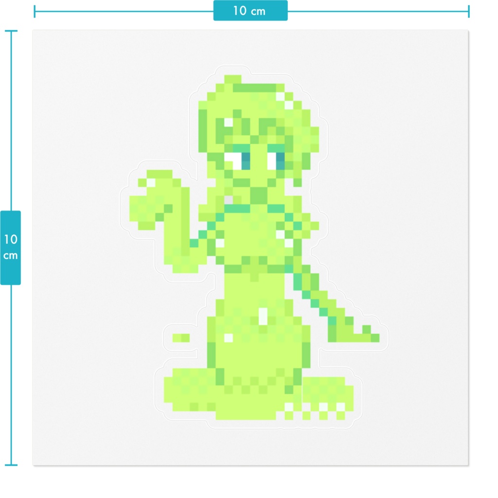 スライムガール クリアステッカー