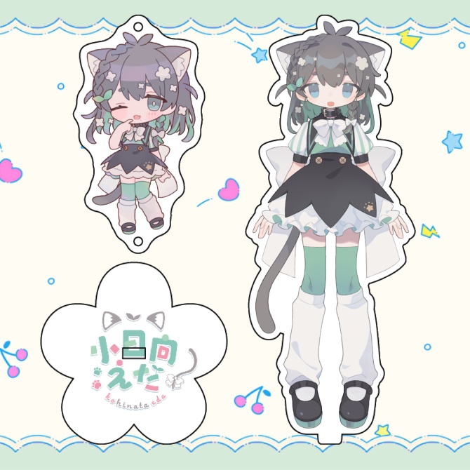 【再販なし】初グッズのねこ^._.^੭