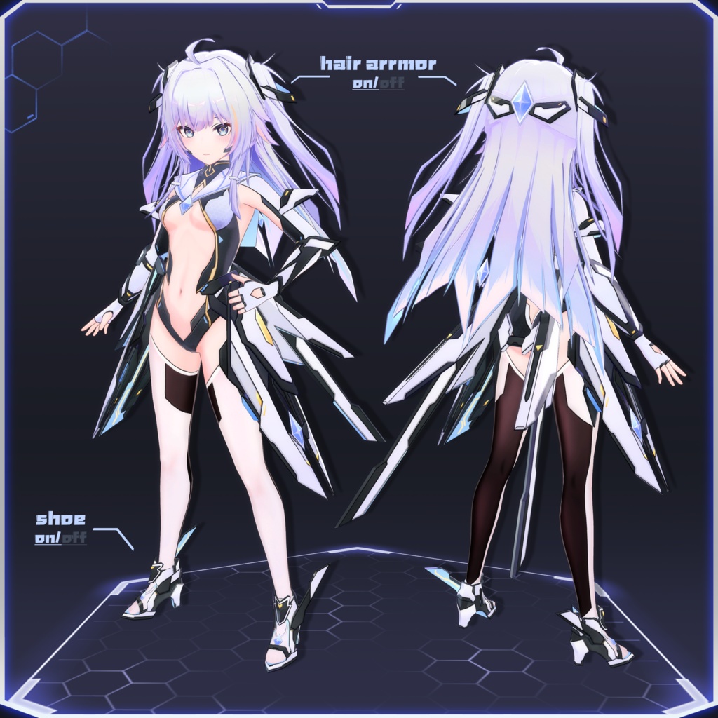 【オリジナル3Dモデル】Lunara—ver1.2.1