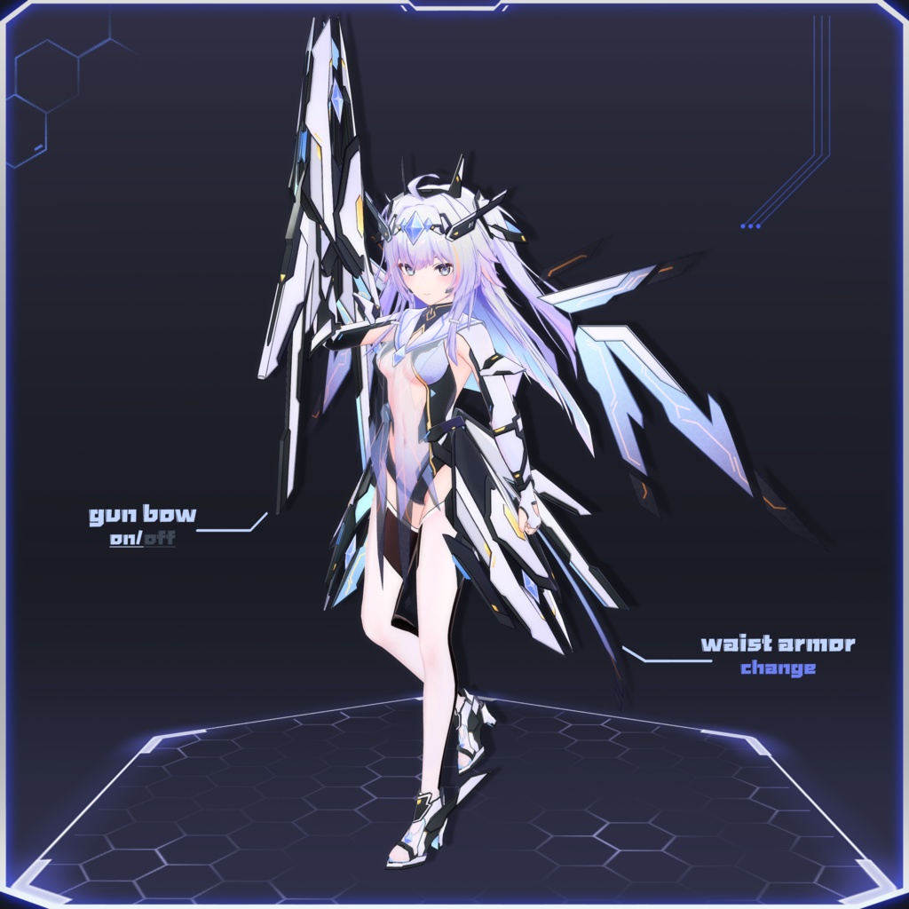【オリジナル3Dモデル】Lunara—ver1.2.1