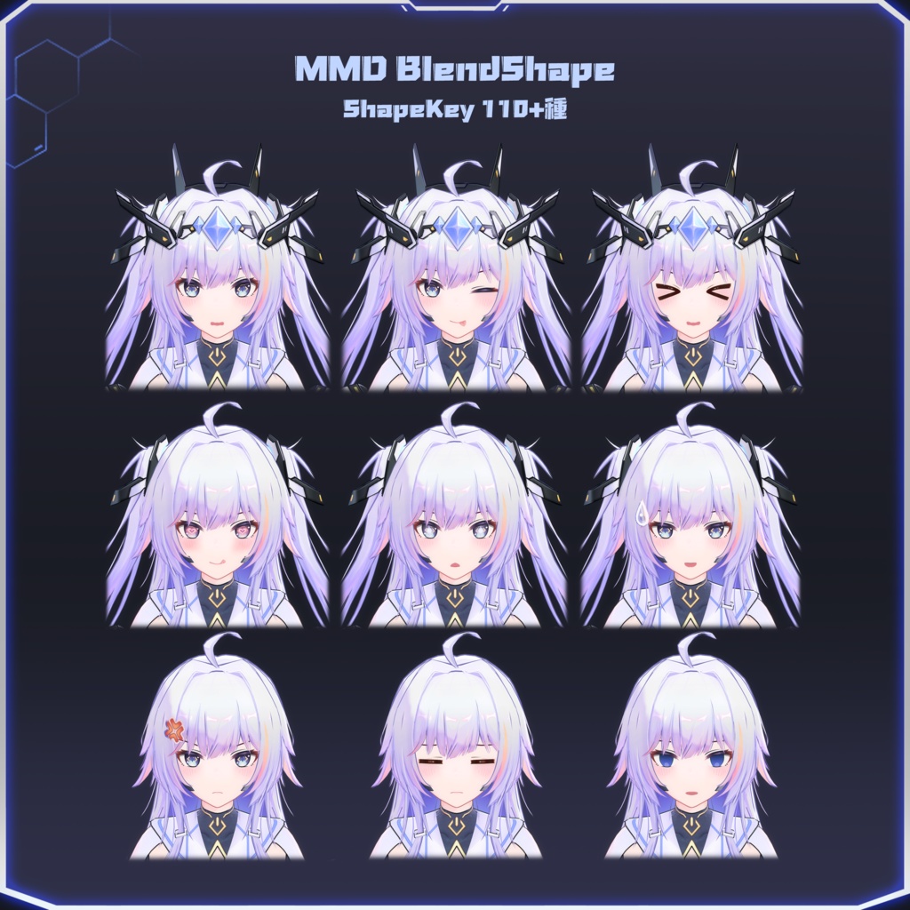 【オリジナル3Dモデル】Lunara—ver1.2.1