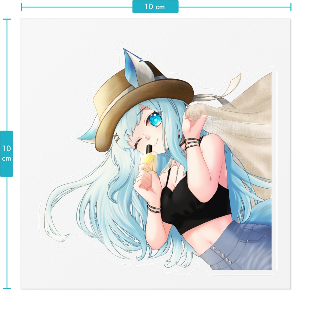 Flawless2024クリアステッカー