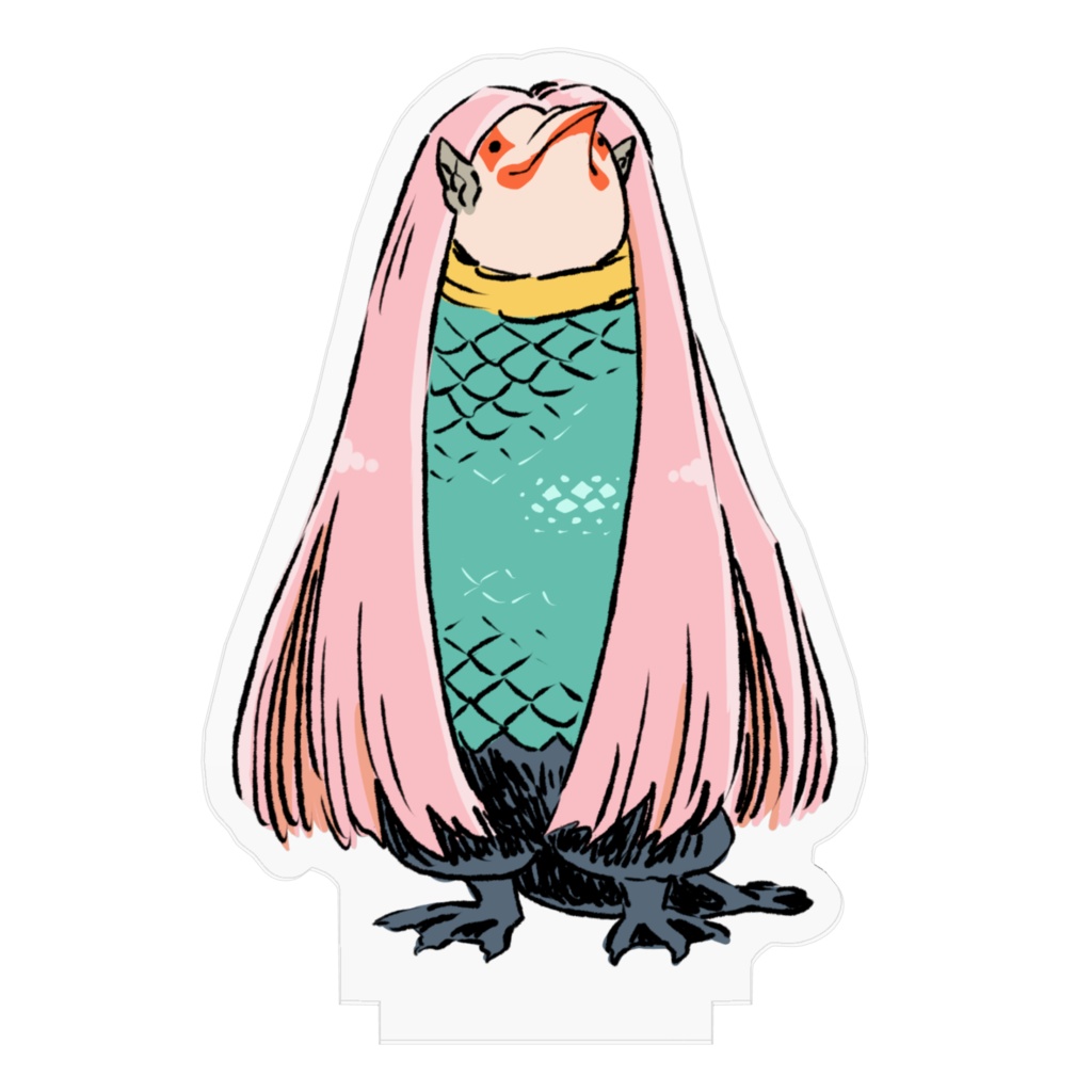 アマビエ様アクリルフィギュア