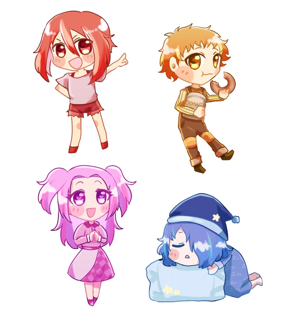 デフォルメステッカーセット