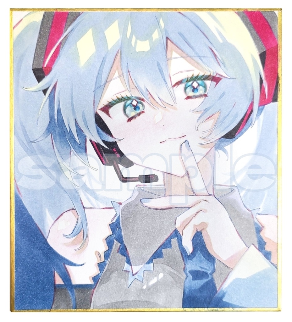 直筆色紙 オーダーメイド