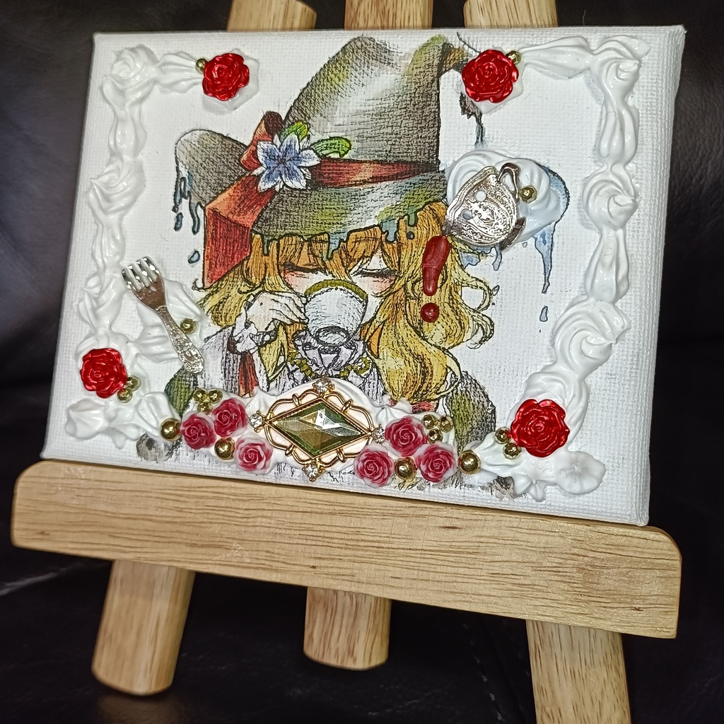 キャンバス　原画　【🫖】