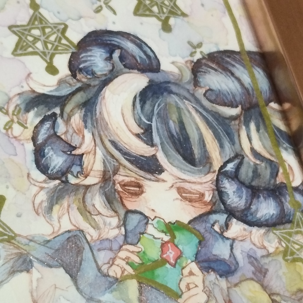 【愛の味】 原画 透明水彩イラスト
