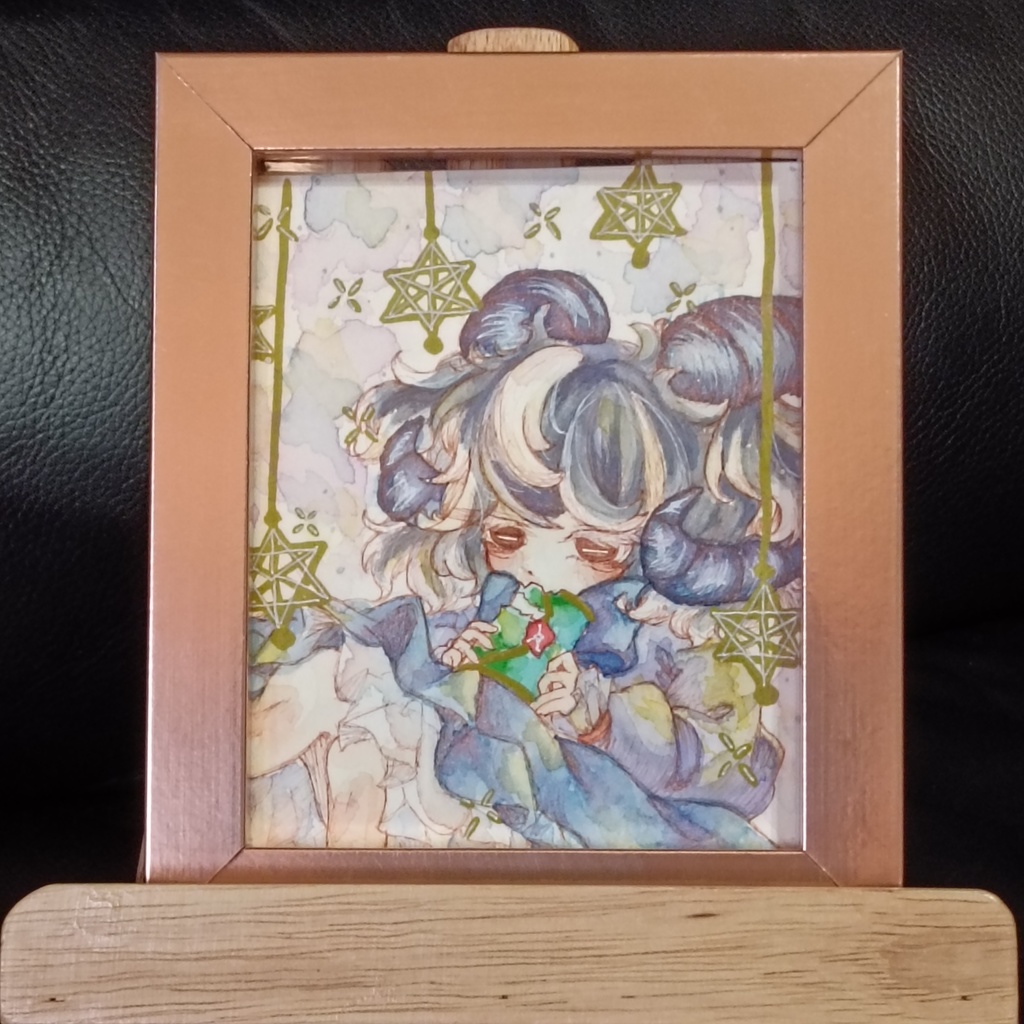 【愛の味】　原画　透明水彩イラスト