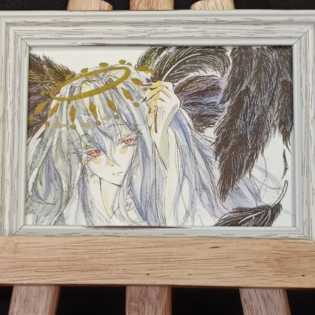 【trans action】　原画　水彩イラスト