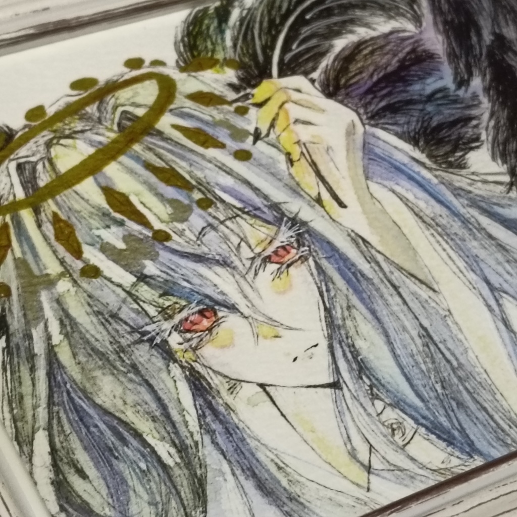 【trans action】 原画 水彩イラスト